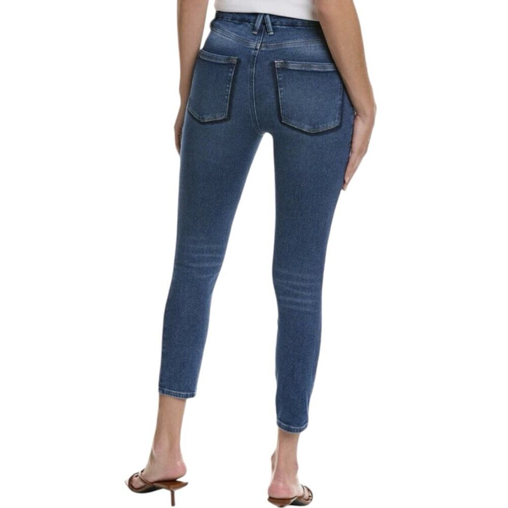 NWT Good American Good Waist Crop Skinny Jean Shadow Pocket Sz 2/26 Retail $159 - Picture 2 of 7